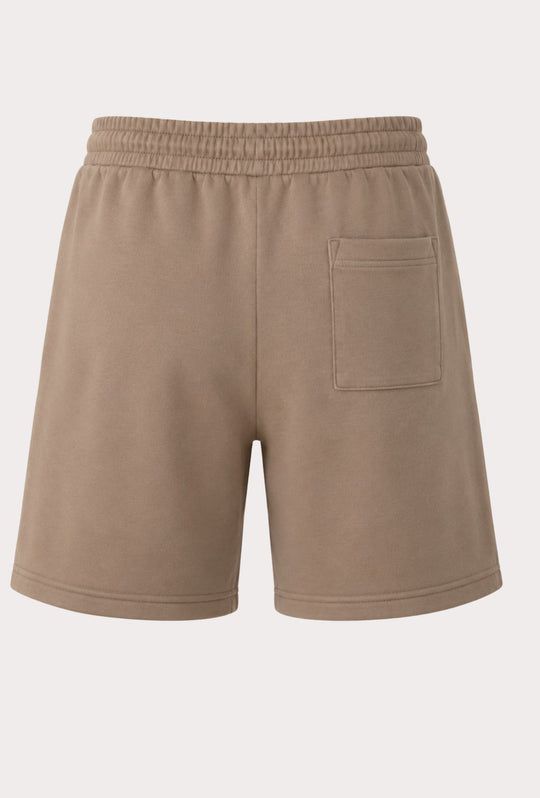 Bermuda Uomo in cotone felpato leggero non garzato DRESSERD- BEIGE
