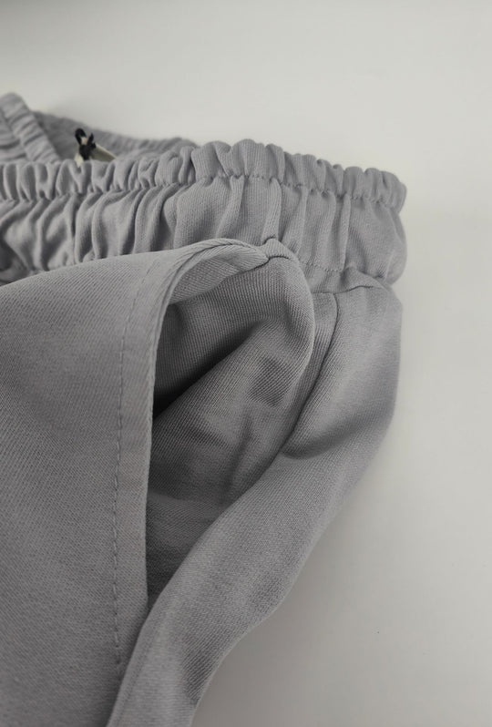 Pantalone Tuta Uomo MEED MILANO Con Tasconi Laterali  in Cotone Logo Stampato- GRIGIO