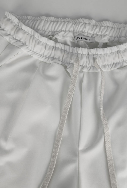 Pantalaccio uomo Dresserd estivo in viscosa made in italy - BIANCO