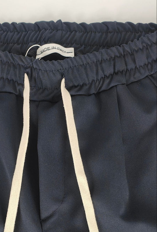 Pantalaccio uomo Dresserd estivo in viscosa made in italy - BLU