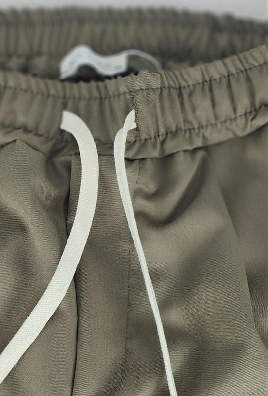 Pantalaccio uomo Dresserd estivo in viscosa made in italy - VERDE