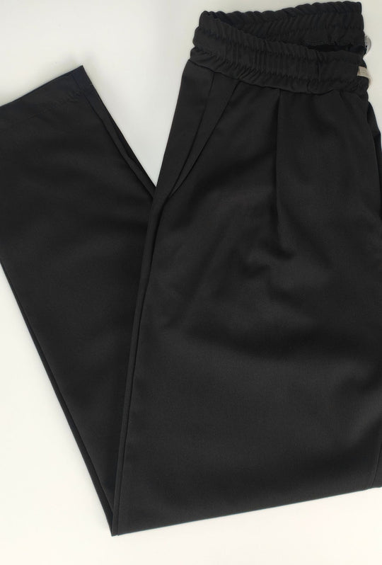 Pantalaccio uomo Dresserd estivo in viscosa made in italy - NERO