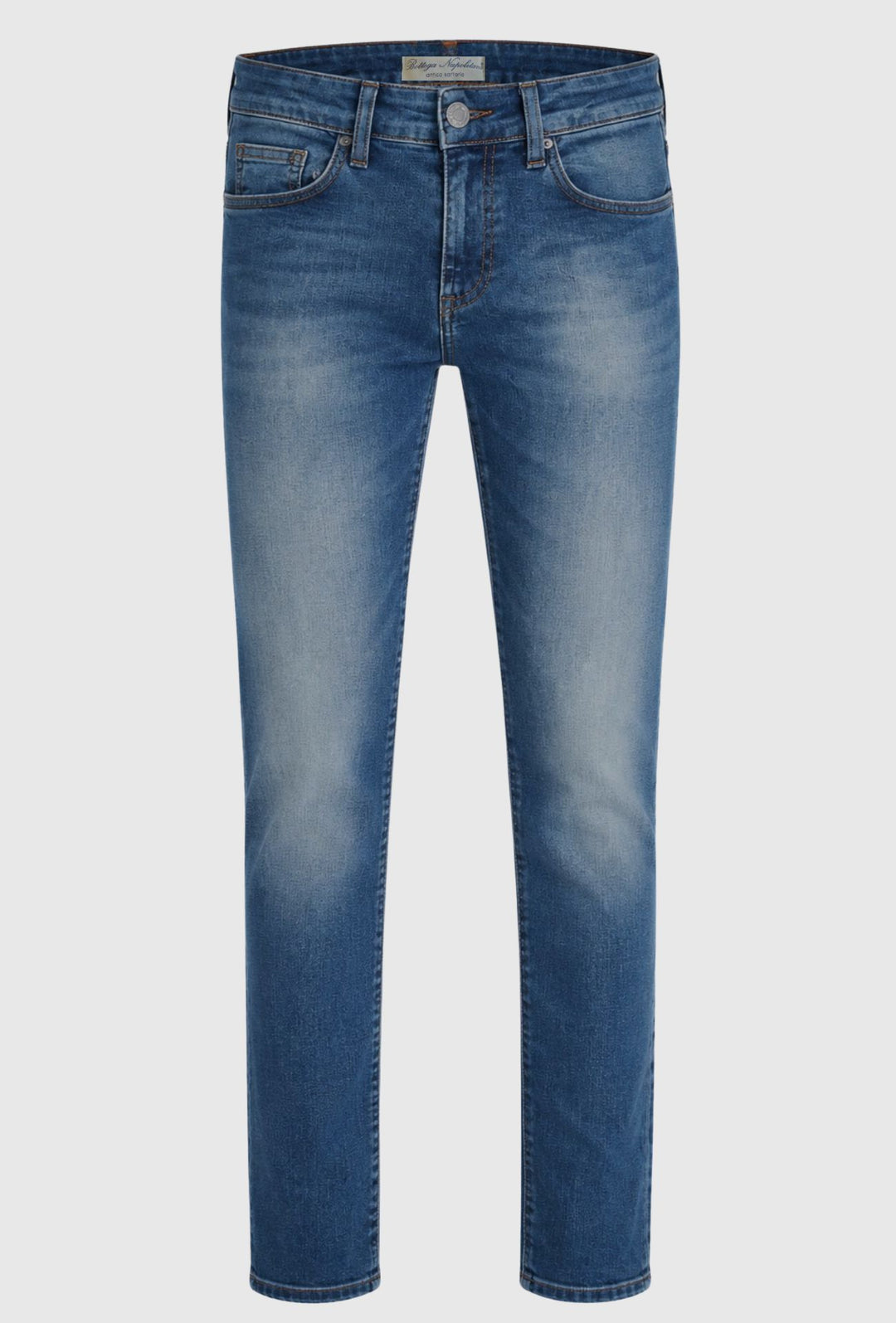 Pantalone Jeans Uomo Slim Fit Bottega Napoletana- LAVAGGIO SBIANCATO