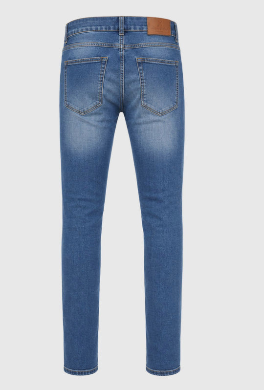 Pantalone Jeans Uomo Slim Fit Bottega Napoletana- LAVAGGIO SBIANCATO