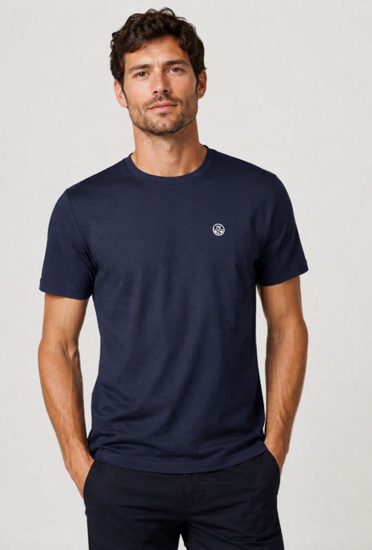 T-Shirt Uomo North Sails Logo piccolo -BLU NAVY