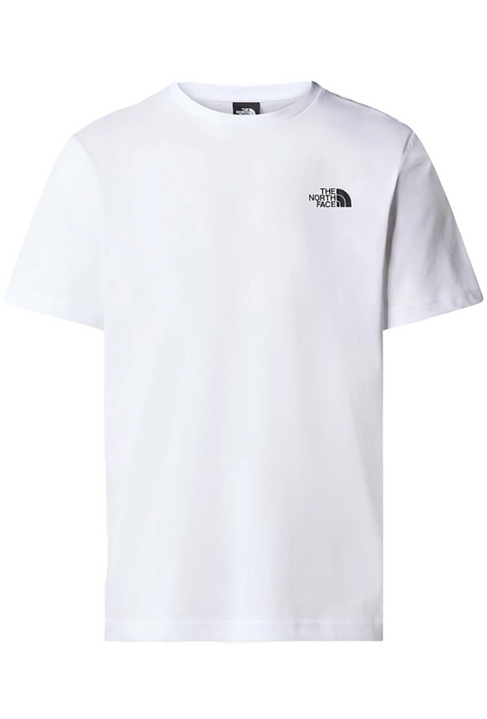 T-Shirt Uomo The North Face stampo sulla schiena - BIANCO