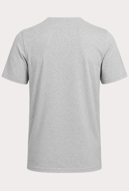 T- shirt Uomo ADIDAS maxi logo centrale stampato - GRIGIO