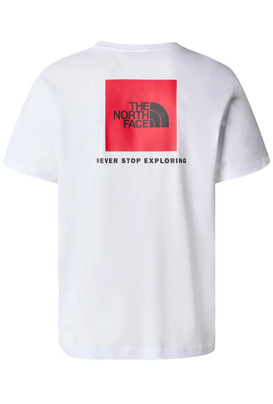 T-Shirt Uomo The North Face stampo sulla schiena - BIANCO