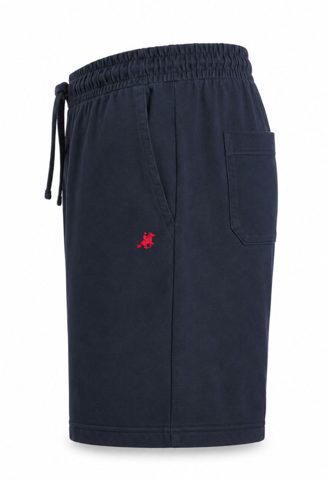 Bermuda Uomo U.S. Grand Polo Equipment & Apparel in cotone con elastico - BLU