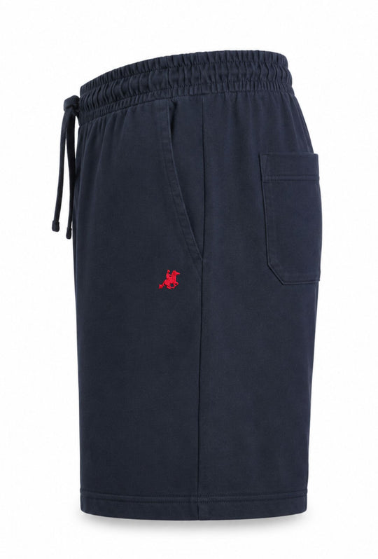 Bermuda Uomo U.S. Grand Polo Equipment & Apparel in cotone con elastico - BLU