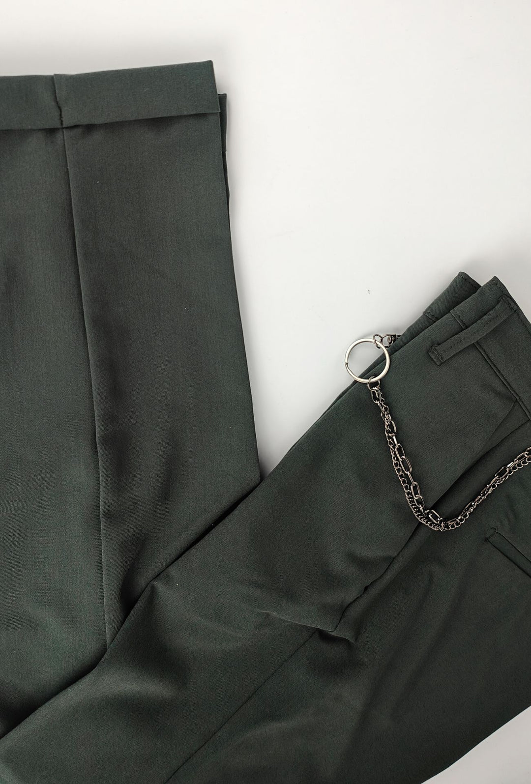 Pantalone uomo slim fit in viscosa DRESSERD - VERDE