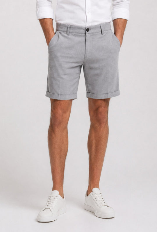 Bermuda uomo Comfort Fit -GRIGIO