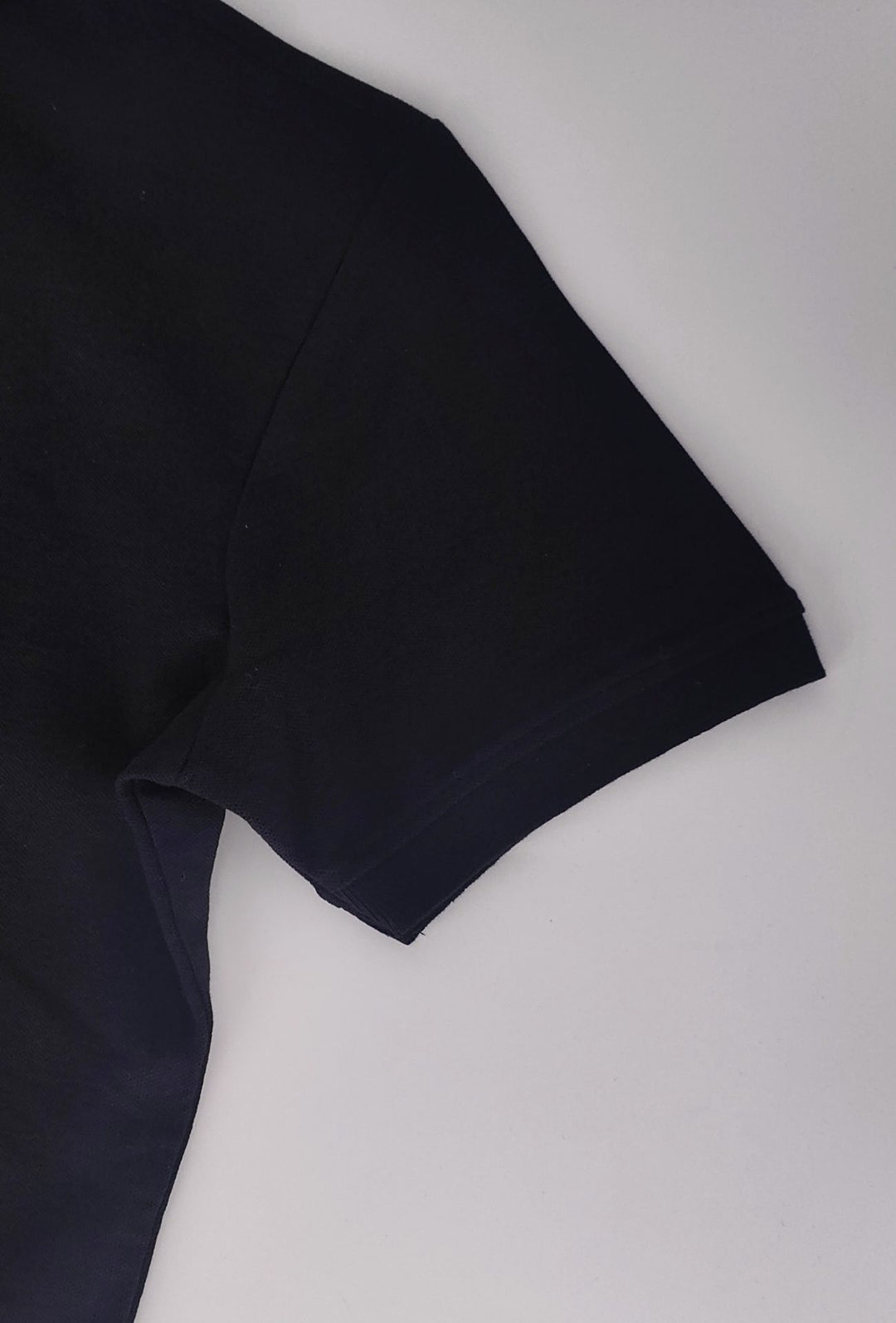Polo Uomo manica corta MARLBORO CLASSIC logo ricamato lato cuore, colletto con doppio righino- NERO
