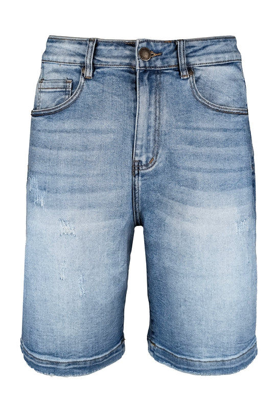 Bermuda in Jeans chiaro Dresserd modello 5 tasche Baggy