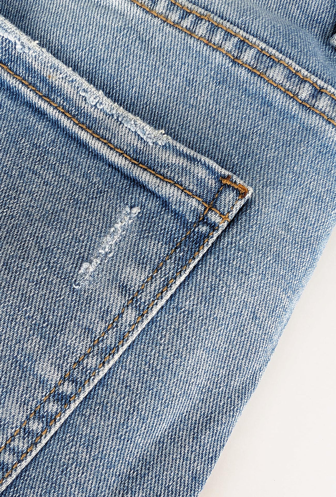 Bermuda in Jeans chiaro Dresserd modello 5 tasche Baggy
