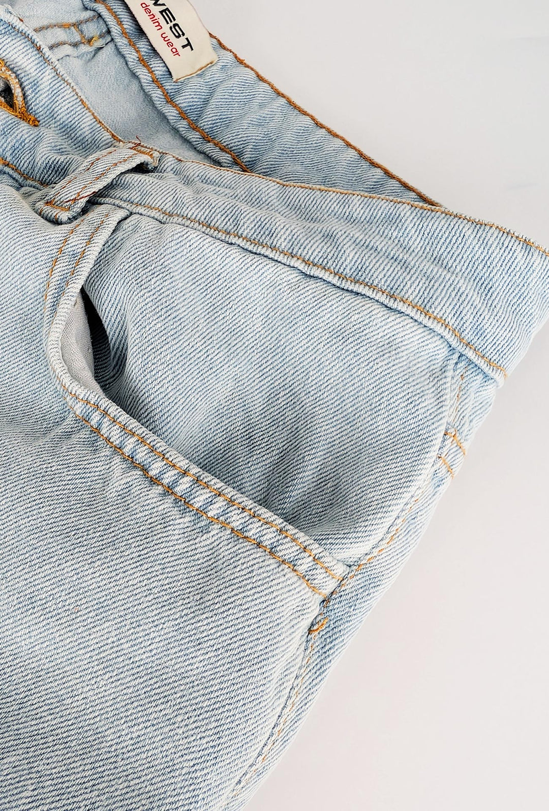 Bermuda Uomo in Jeans Relax fit Tela fissa