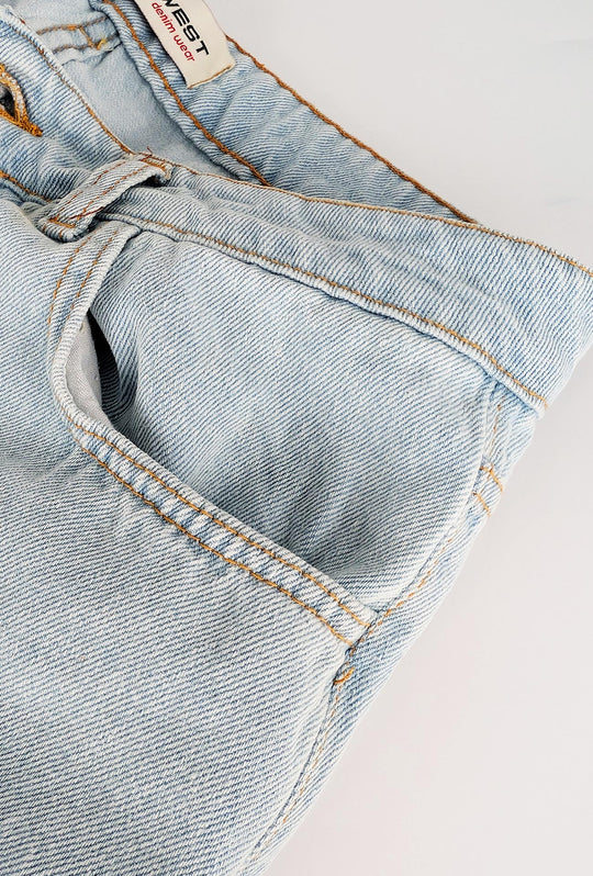 Bermuda Uomo in Jeans Relax fit Tela fissa