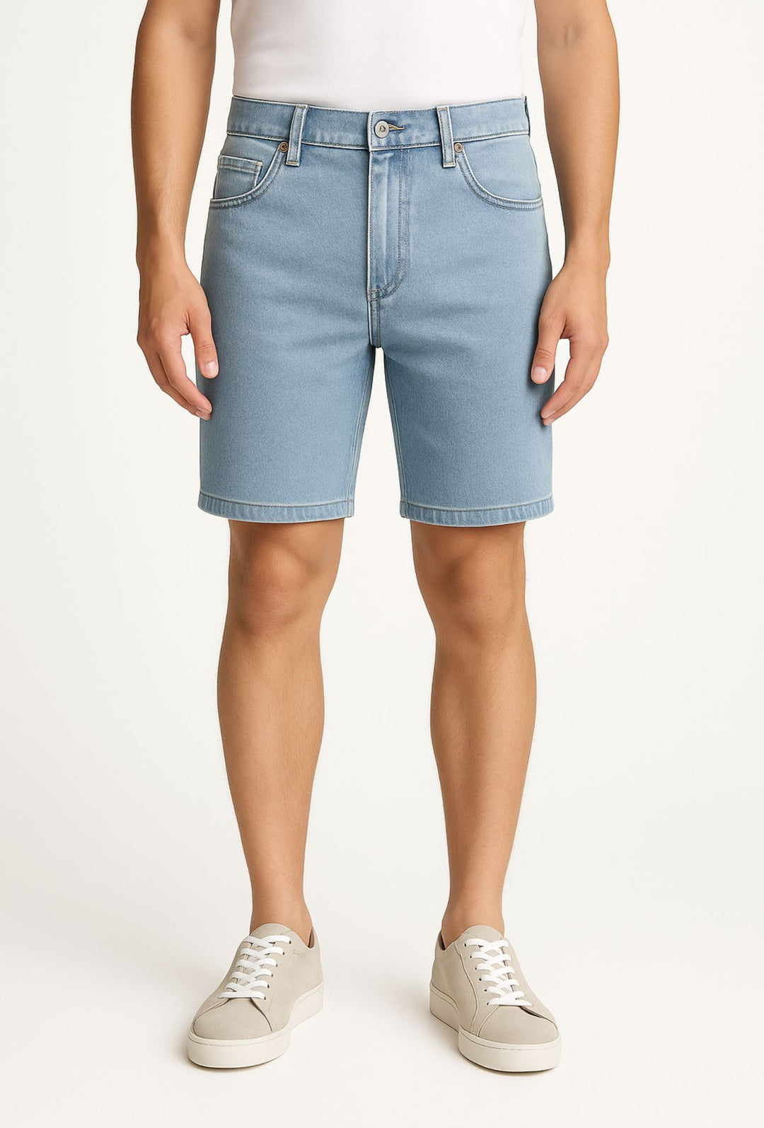 Bermuda Uomo in Jeans Relax fit Tela fissa