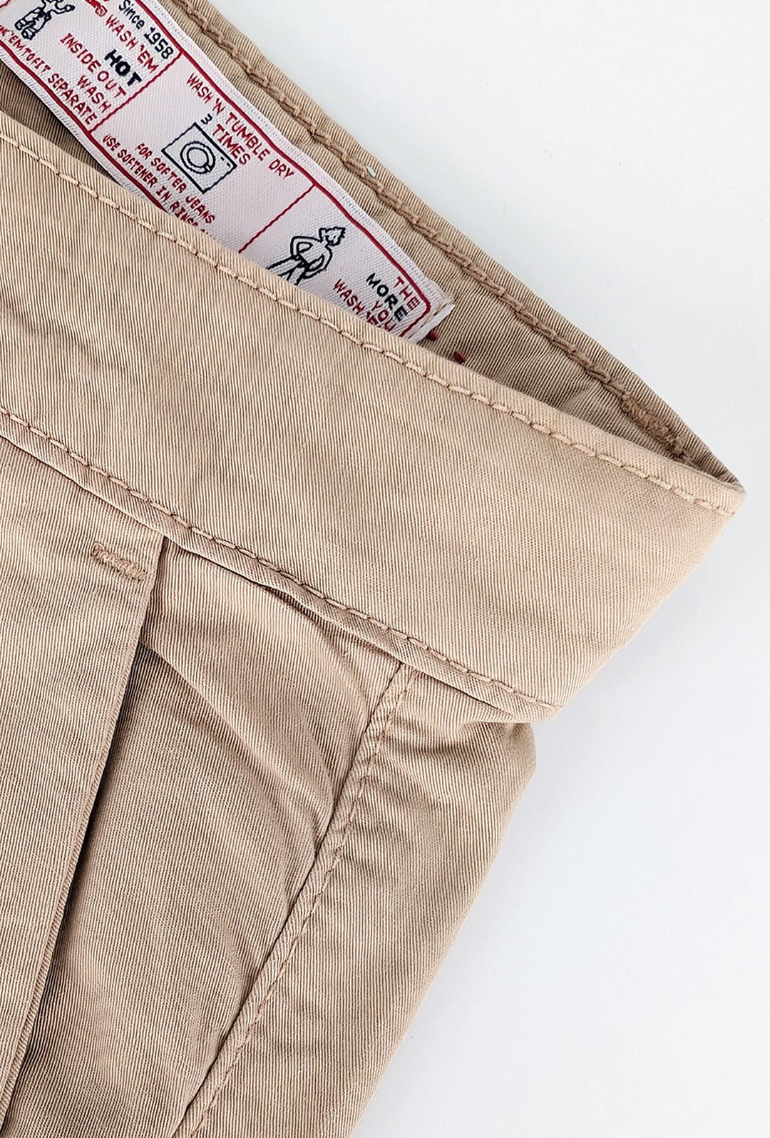 Bermuda Uomo RIFLE in cotone tasca america - BEIGE