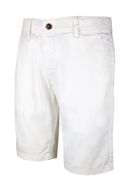 Bermuda Uomo RIFLE in cotone tasca america - BIANCO