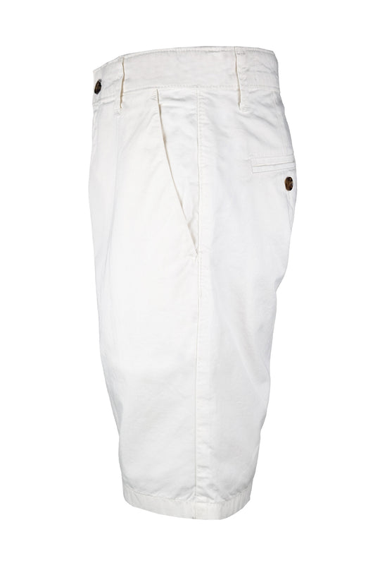 Bermuda Uomo RIFLE in cotone tasca america - BIANCO
