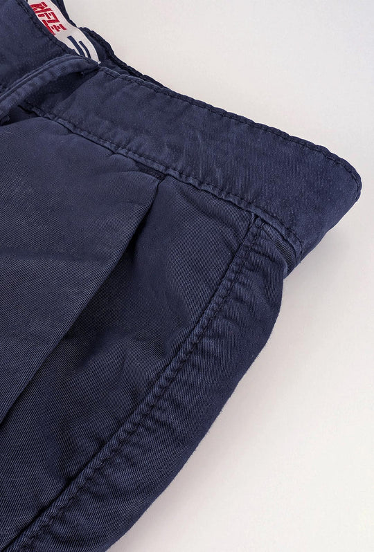 Bermuda Uomo RIFLE in cotone tasca america - BLU