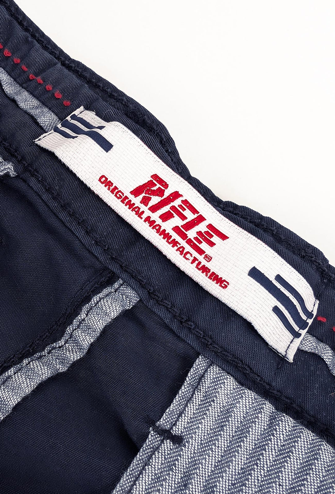 Bermuda Uomo RIFLE in cotone tasca america - BLU