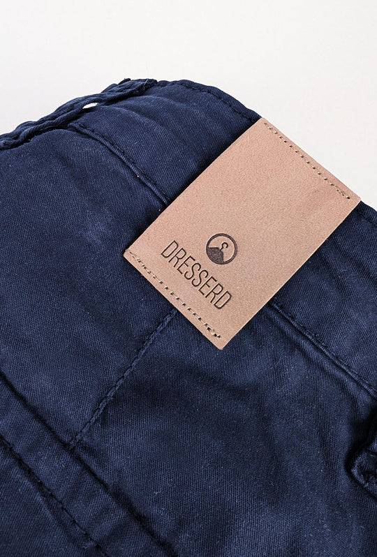 Bermuda Cargo uomo Pantaloncino Dresserd con tasconi laterali - BLU
