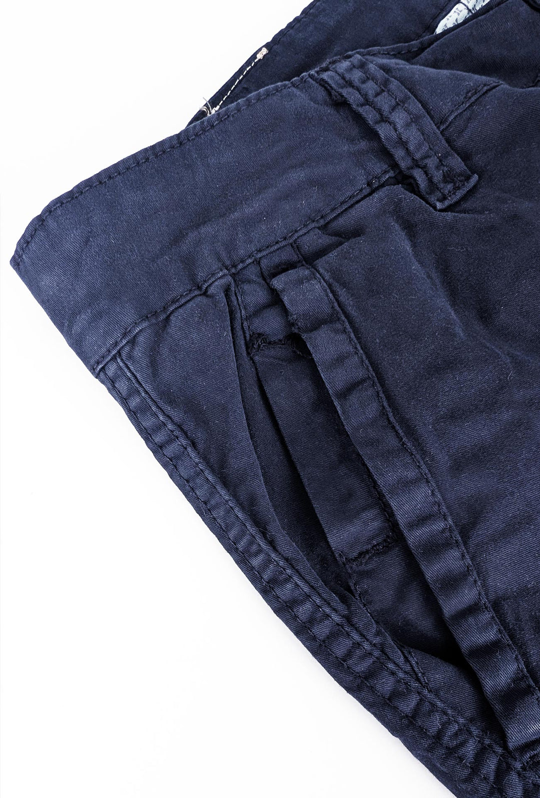 Bermuda Cargo uomo Pantaloncino Dresserd con tasconi laterali - BLU