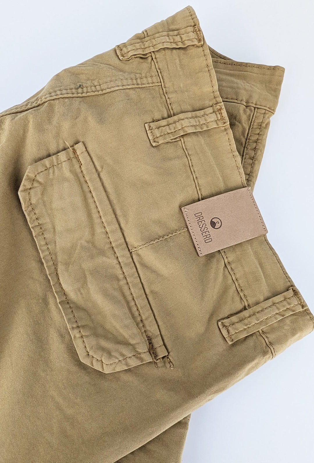 Bermuda Cargo uomo Pantaloncino Dresserd con tasconi laterali - CAMMELLO