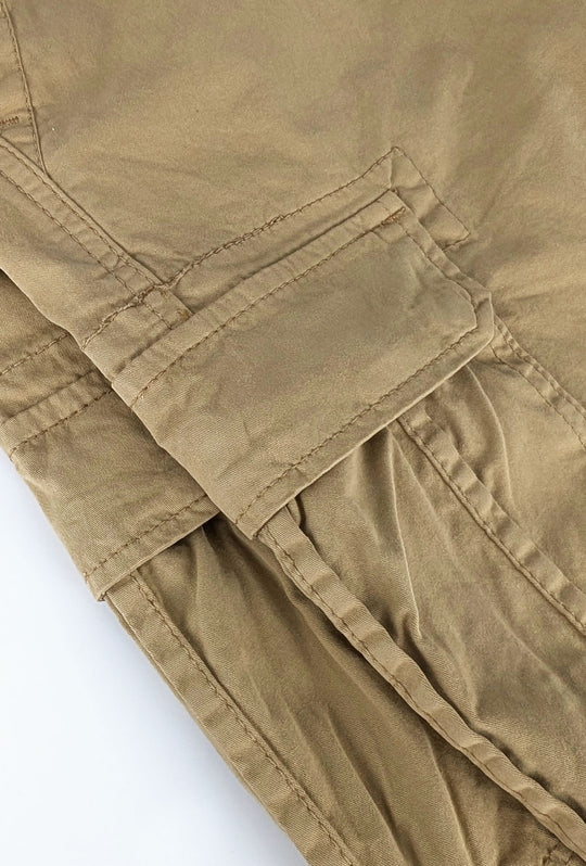 Bermuda Cargo uomo Pantaloncino Dresserd con tasconi laterali - CAMMELLO