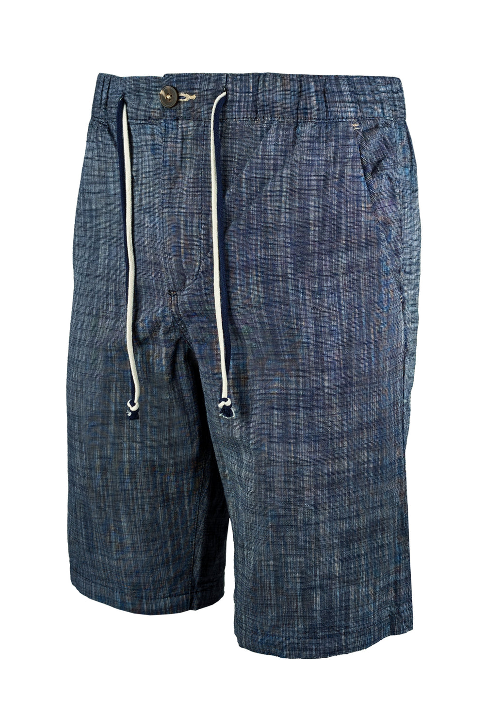 Bermuda Uomo cotone fiammato Pantalaccio corto Dresserd - BLU