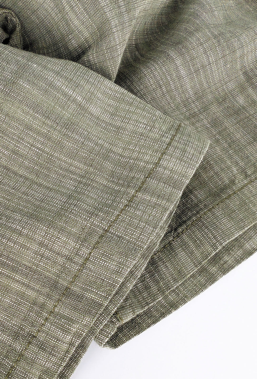 Bermuda Uomo cotone fiammato Pantalaccio corto Dresserd - VERDE MILITARE