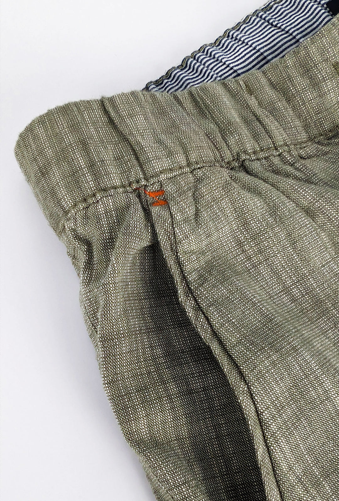Bermuda Uomo cotone fiammato Pantalaccio corto Dresserd - VERDE MILITARE