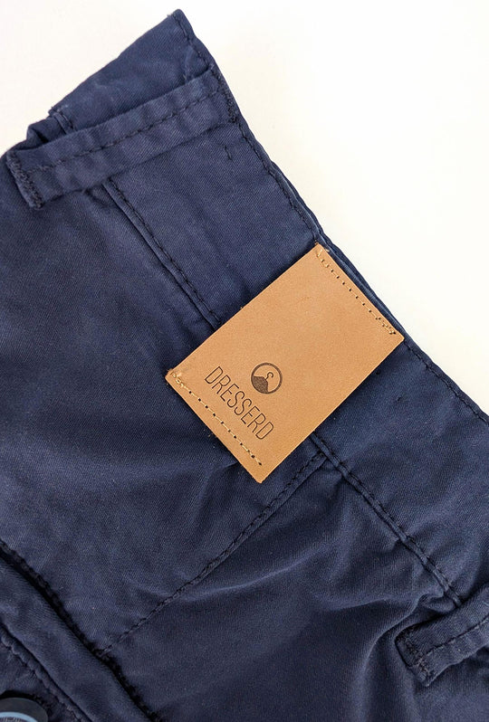 Bermuda uomo tasca america in cotone Pantaloncino Dresserd - BLU