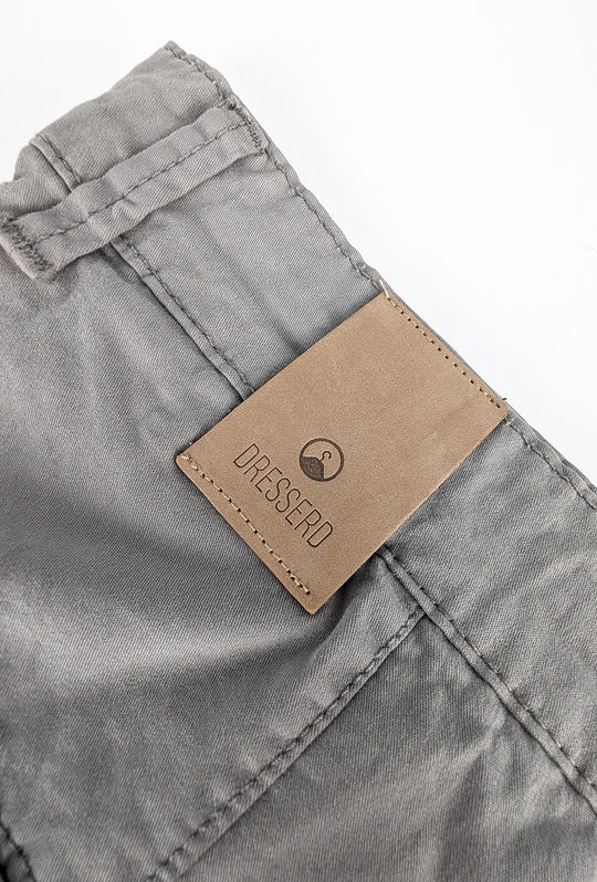 Bermuda uomo tasca america in cotone Pantaloncino Dresserd - GRIGIO