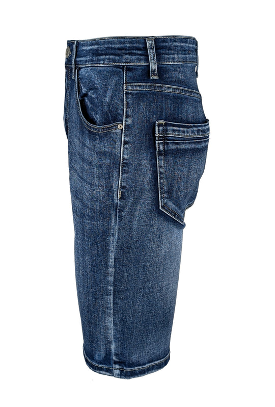 Bermuda uomo in jeans Dresserd denim scuro