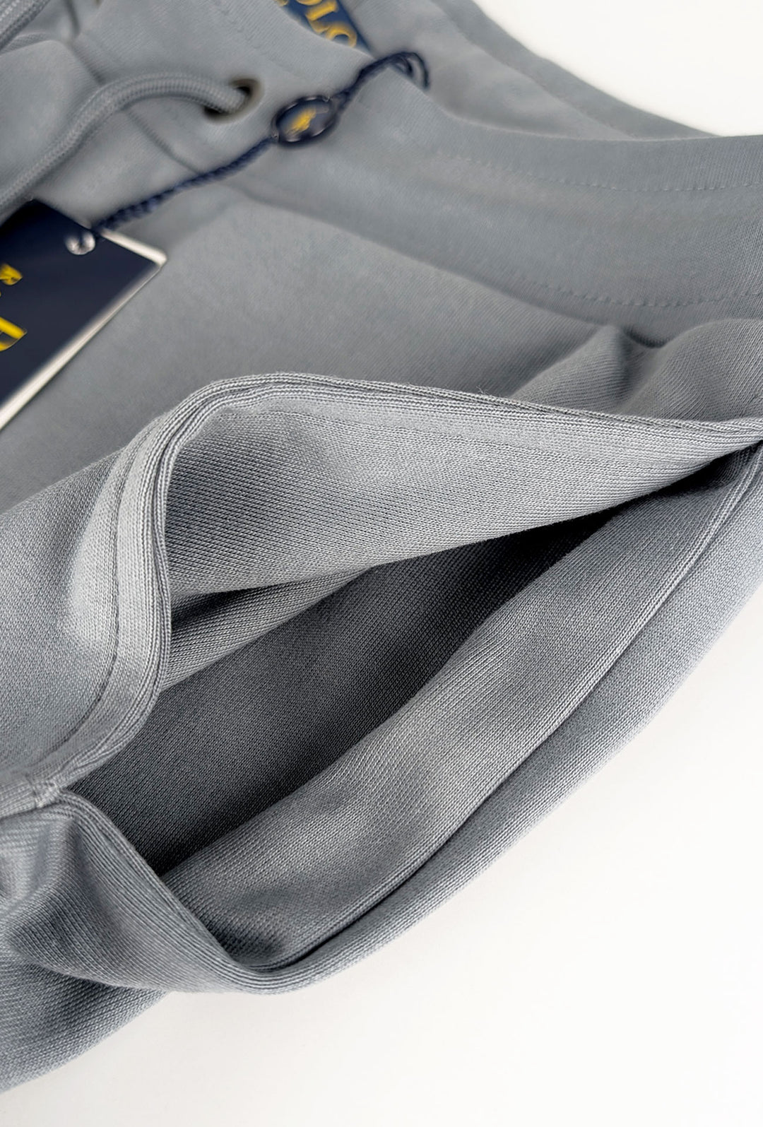Bermuda uomo Ralph Lauren in maglia doppia Pantatuta Corto - GRIGIO