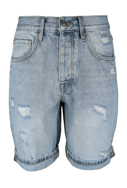 Bermuda Jeans Uomo Relax fit con strappi