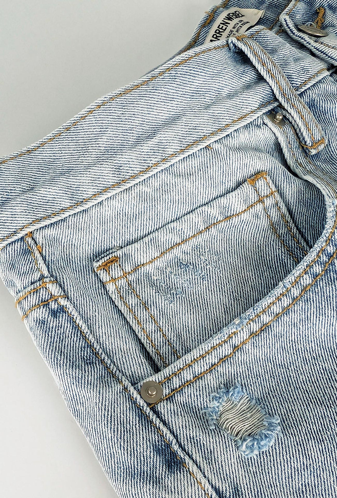 Bermuda Jeans Uomo Relax fit con strappi