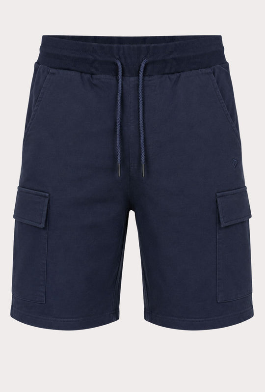 Bermuda Uomo  in Tuta 100% Cotone CLOSE UP con Tasconi Laterali- BLU NAVY