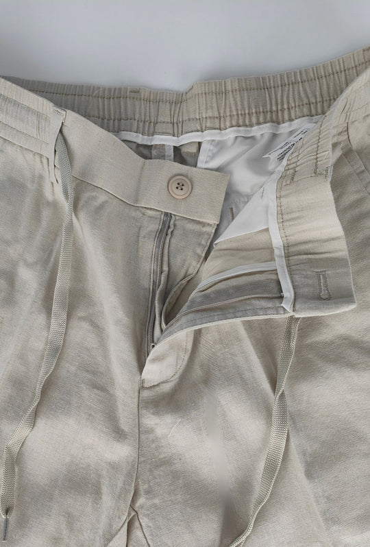 Bermuda Uomo lino e cotone DRESSERD- BEIGE