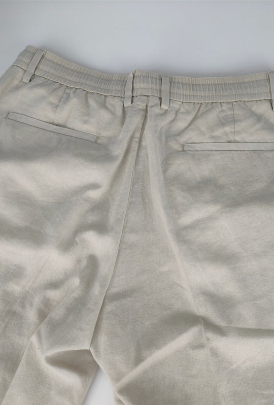 Bermuda Uomo lino e cotone DRESSERD- BEIGE