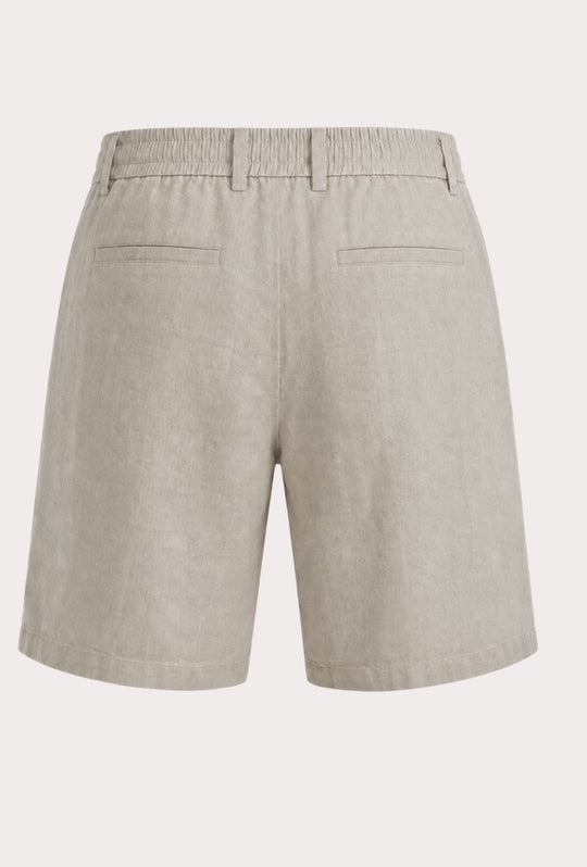 Bermuda Uomo lino e cotone DRESSERD- BEIGE