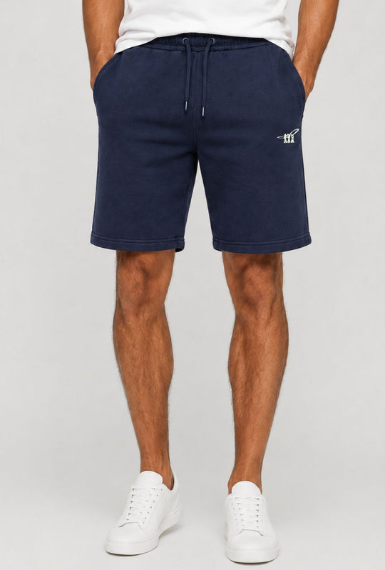 Bermuda uomo in tuta Pantaloncino con elastico HENRY COTTON'S-  BLU NAVY