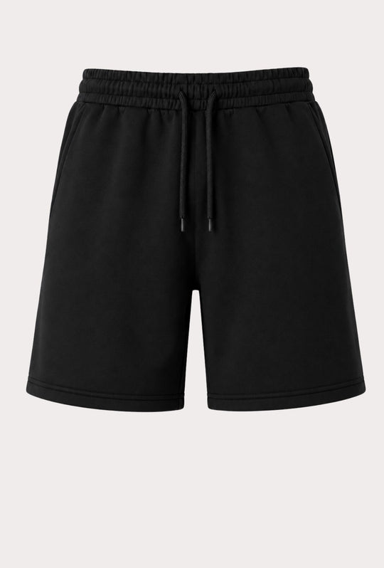 Bermuda Uomo in cotone felpato leggero non garzato DRESSERD- NERO