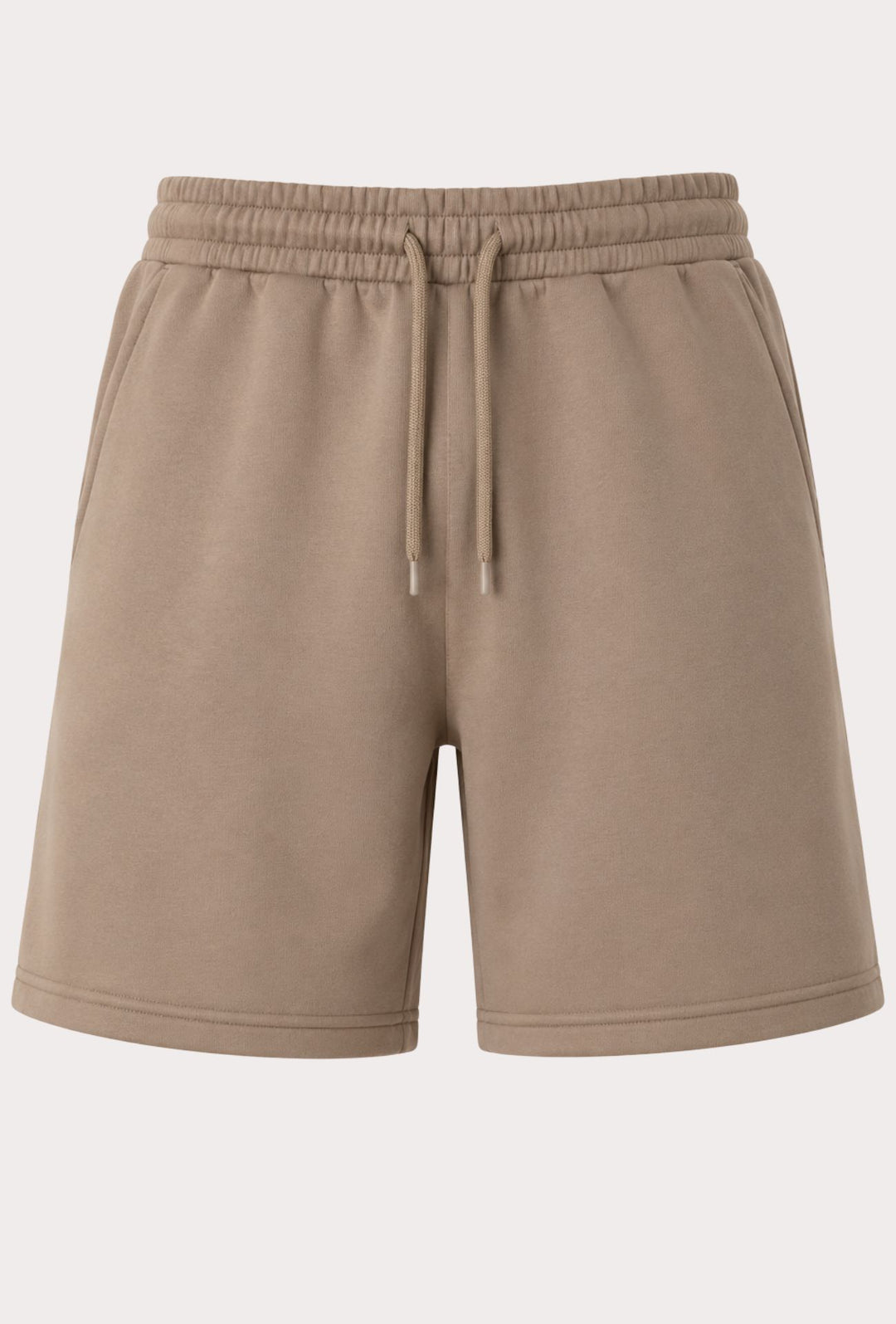 Bermuda Uomo in cotone felpato leggero non garzato DRESSERD- BEIGE