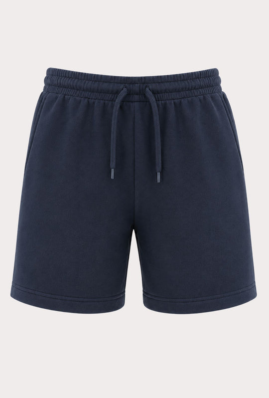Bermuda Uomo in cotone felpato leggero non garzato DRESSERD- BLU