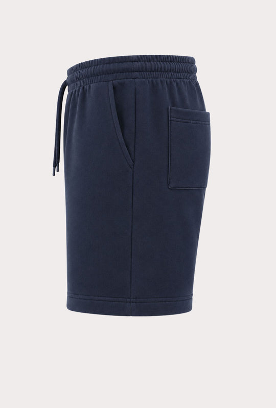 Bermuda Uomo in cotone felpato leggero non garzato DRESSERD- BLU