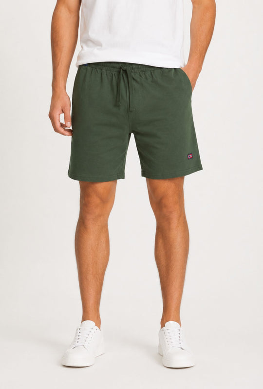 Bermuda Uomo NORWAY in tuta 100% Cotone- VERDE ARMY